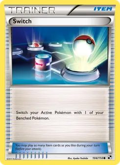 Switch, card 104 from Black & White