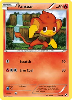 Pansear, card 21 from Black & White