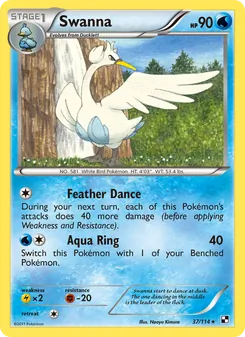 Swanna, card 37 from Black & White