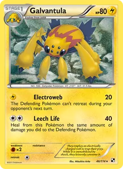 Galvantula, card 46 from Black & White