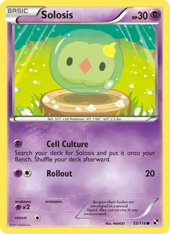 Solosis, card 55 from Black & White