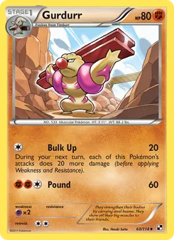 Gurdurr, card 60 from Black & White