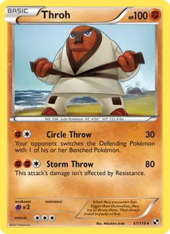 Throh, card 61 from Black & White