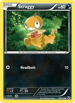 Scraggy, card 68 from Black & White