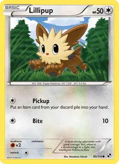 Lillipup, card 80 from Black & White