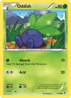 Oddish, card 1 from Boundaries Crossed