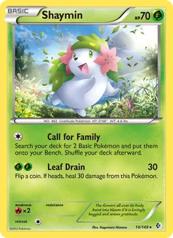 Shaymin, card 10 from Boundaries Crossed