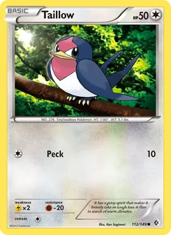 Taillow, card 112 from Boundaries Crossed