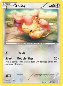 Skitty, card 113 from Boundaries Crossed