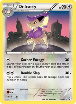 Delcatty, card 114 from Boundaries Crossed