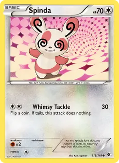 Spinda, card 115 from Boundaries Crossed