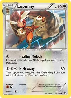 Lopunny, card 117 from Boundaries Crossed