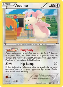 Audino, card 126 from Boundaries Crossed