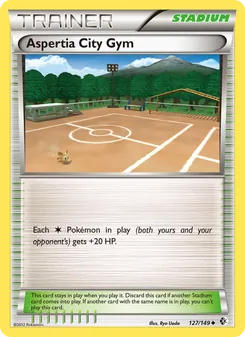 Aspertia City Gym, card 127 from Boundaries Crossed