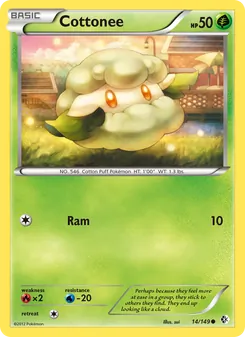 Cottonee, card 14 from Boundaries Crossed