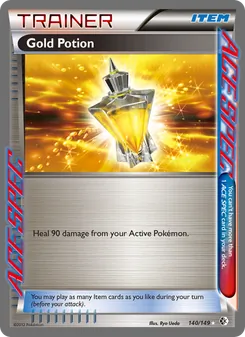 Gold Potion, card 140 from Boundaries Crossed