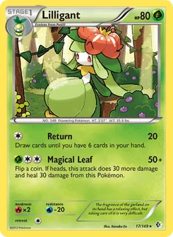 Lilligant, card 17 from Boundaries Crossed
