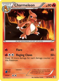Charmeleon, card 19 from Boundaries Crossed