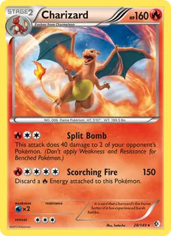Charizard, card 20 from Boundaries Crossed
