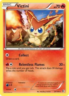 Victini, card 23 from Boundaries Crossed