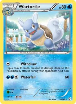 Wartortle, card 30 from Boundaries Crossed