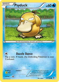 Psyduck, card 32 from Boundaries Crossed