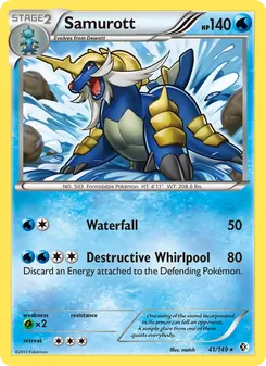 Samurott, card 41 from Boundaries Crossed