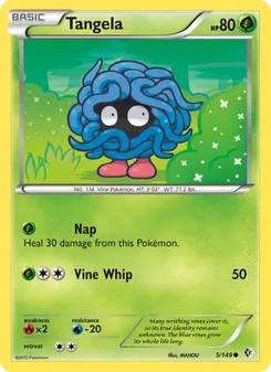 Tangela, card 5 from Boundaries Crossed