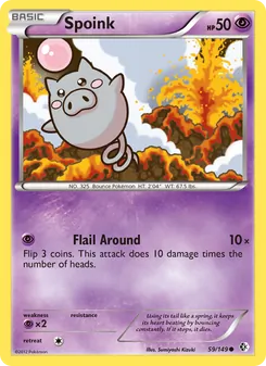 Spoink, card 59 from Boundaries Crossed