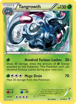 Tangrowth, card 6 from Boundaries Crossed