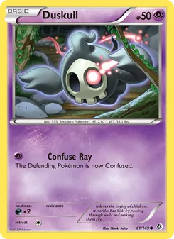 Duskull, card 61 from Boundaries Crossed