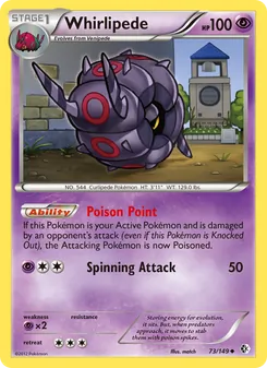 Whirlipede, card 73 from Boundaries Crossed