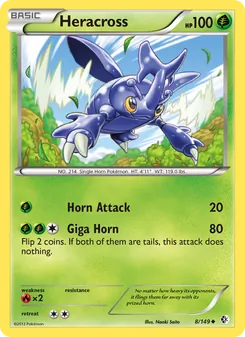 Heracross, card 8 from Boundaries Crossed