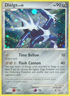 Dialga, Karte 1 aus Diamant & Perl