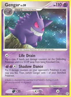 Gengar, Karte 27 aus Diamant & Perl