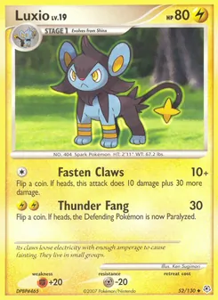 Luxio, Karte 52 aus Diamant & Perl