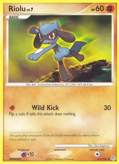 Riolu, Karte 61 aus Diamant & Perl