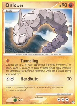 Onix, Karte 92 aus Diamant & Perl