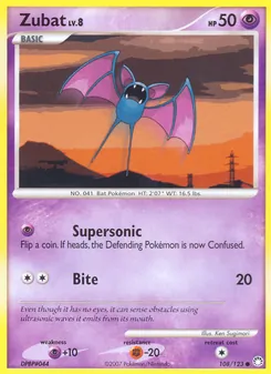 Zubat, Karte 108 aus Geheimnisvolle Schätze