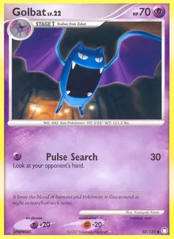 Golbat, Karte 50 aus Geheimnisvolle Schätze