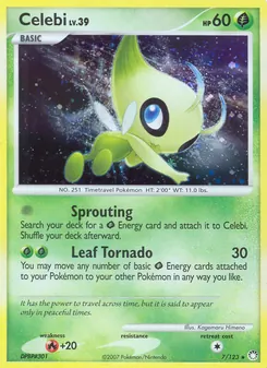 Celebi, Karte 7 aus Geheimnisvolle Schätze