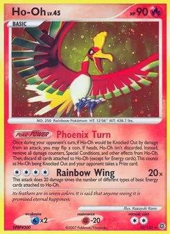 Ho-Oh, Karte 10 aus Rätselhafte Wunder