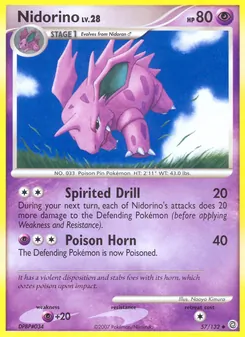 Nidorino, Karte 57 aus Rätselhafte Wunder