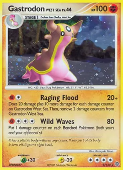 Gastrodon Westliches Meer, Karte 9 aus Rätselhafte Wunder