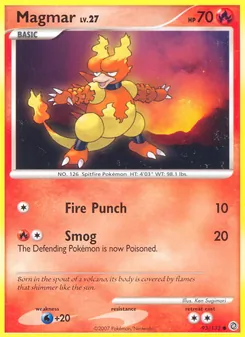 Magmar, Karte 93 aus Rätselhafte Wunder