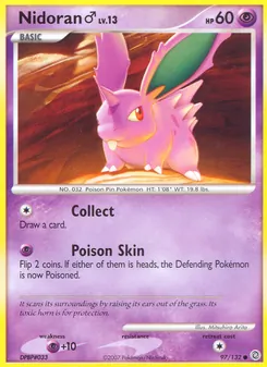 Nidoran m, Karte 97 aus Rätselhafte Wunder