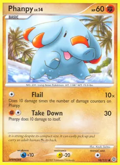 Phanpy, Karte 98 aus Rätselhafte Wunder