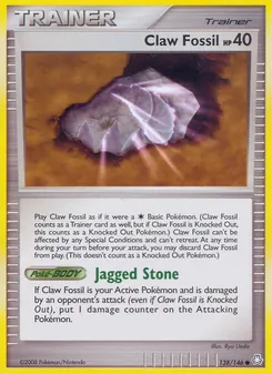Klauenfossil, Karte 138 aus Erwachte Legenden