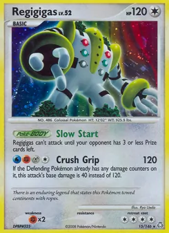Regigigas, Karte 15 aus Erwachte Legenden