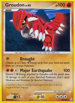 Groudon, Karte 29 aus Erwachte Legenden